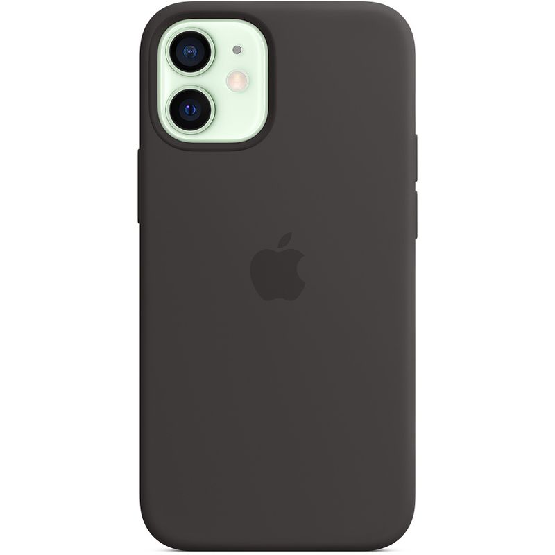 

Клип-кейс Apple Silicone Case with MagSafe для iPhone 12 mini Чёрный