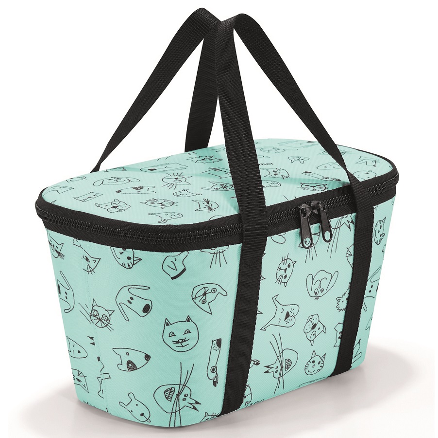 фото Термосумка детская coolerbag xs cats and dogs mint reisenthel