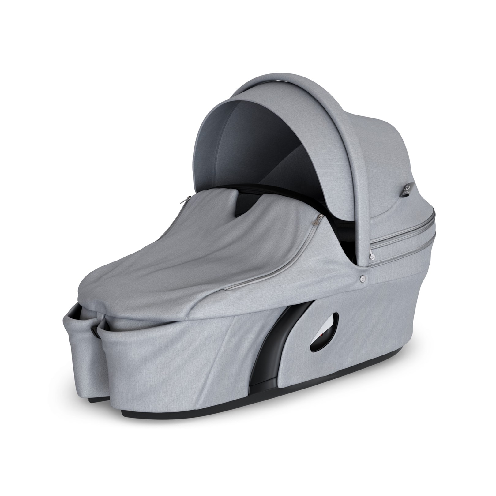 

Люлька Stokke Xplory (Стокке Икспрлори) Black V5 Grey Melange серый джинс 480503