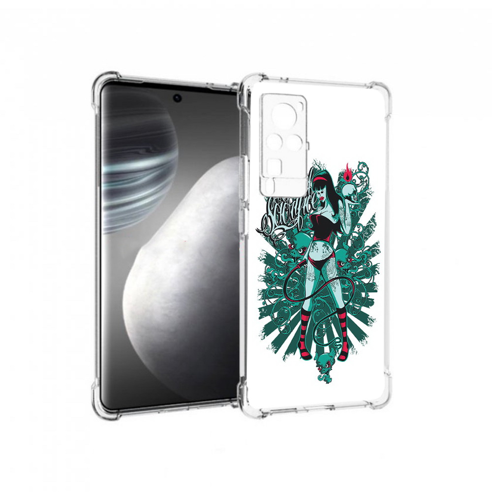 

Чехол MyPads Tocco для Vivo X60 pro нарисованная девушка в татуировках (PT226972.385.499), Прозрачный, Tocco