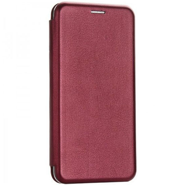 фото Чехол книжка для samsung galaxy a03s fashion case бордовый