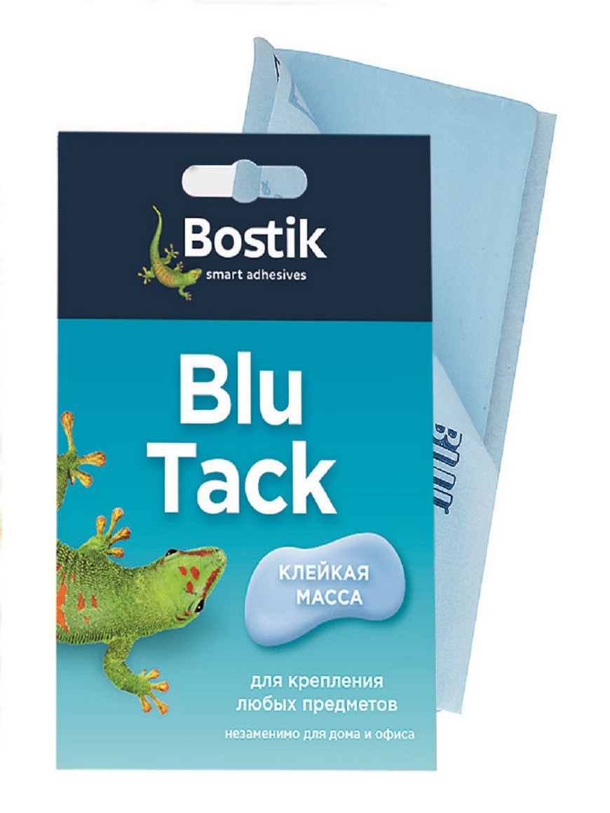 

Высокопрочная клейка масса Bostik Blu Tack, Голубой
