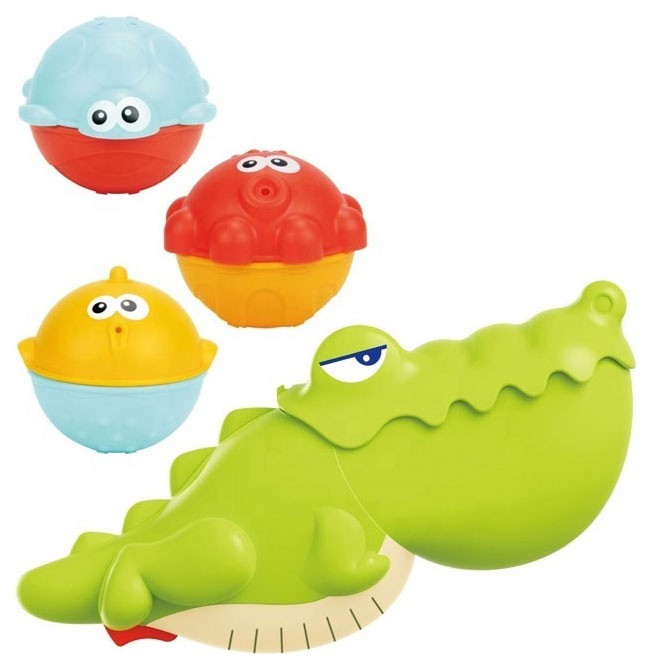 фото Haunger набор игрушек для ванной крокодил (3 шт.) (в кор.36 шт) huanger