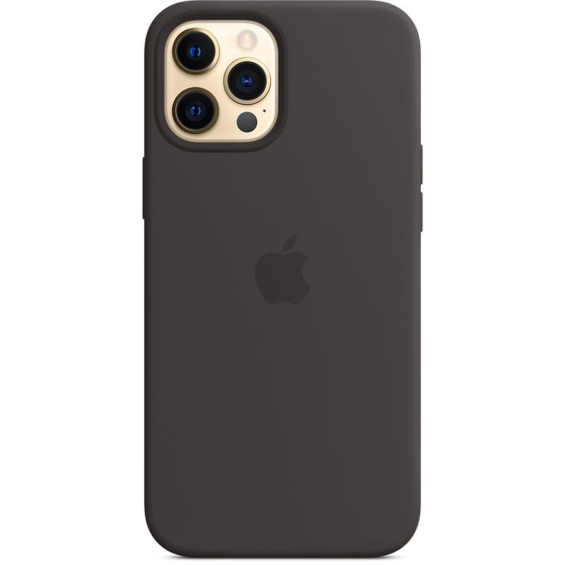 

Клип-кейс Apple Silicone Case with MagSafe для iPhone 12 Pro Max Чёрный