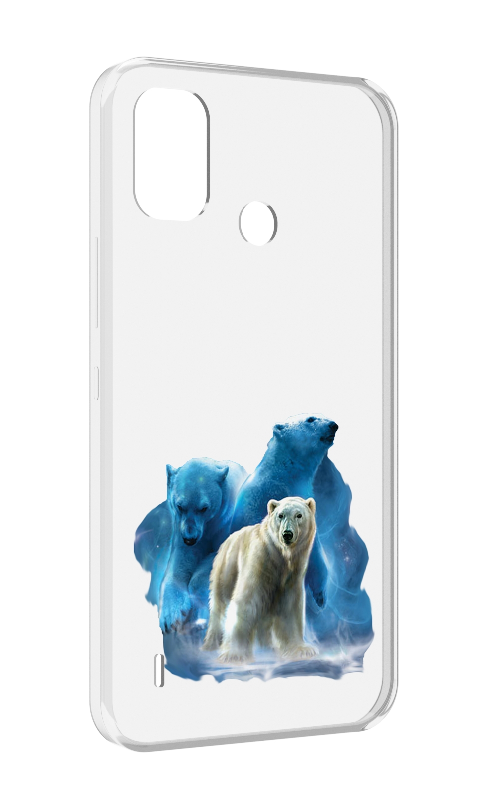 

Чехол MyPads полярный медведь для Itel A48, Прозрачный, Tocco