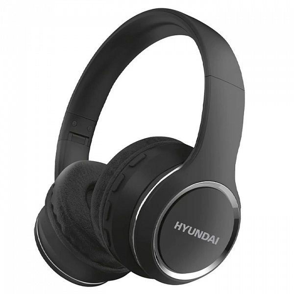 

Наушники Hyundai H-HP103, Bluetooth, накладные, черный
