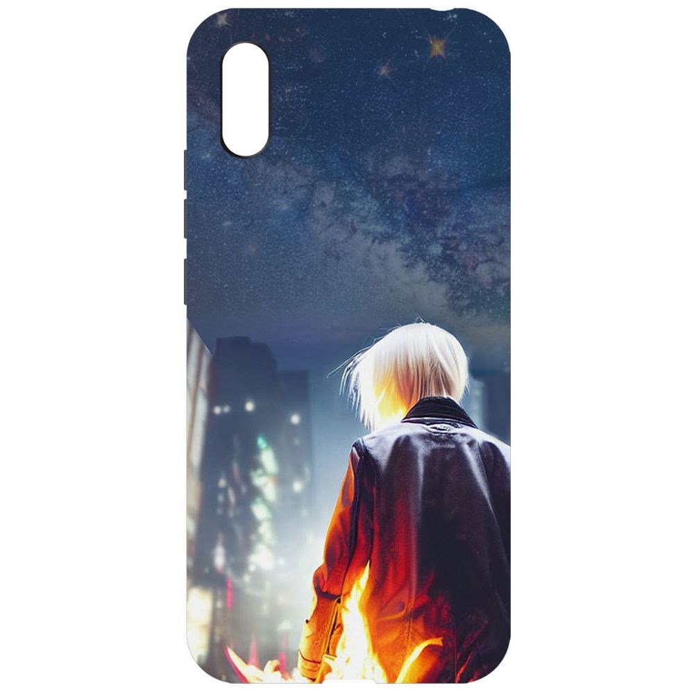 

Чехол-накладка Софт Перспектива для Xiaomi Redmi 9A, Черный