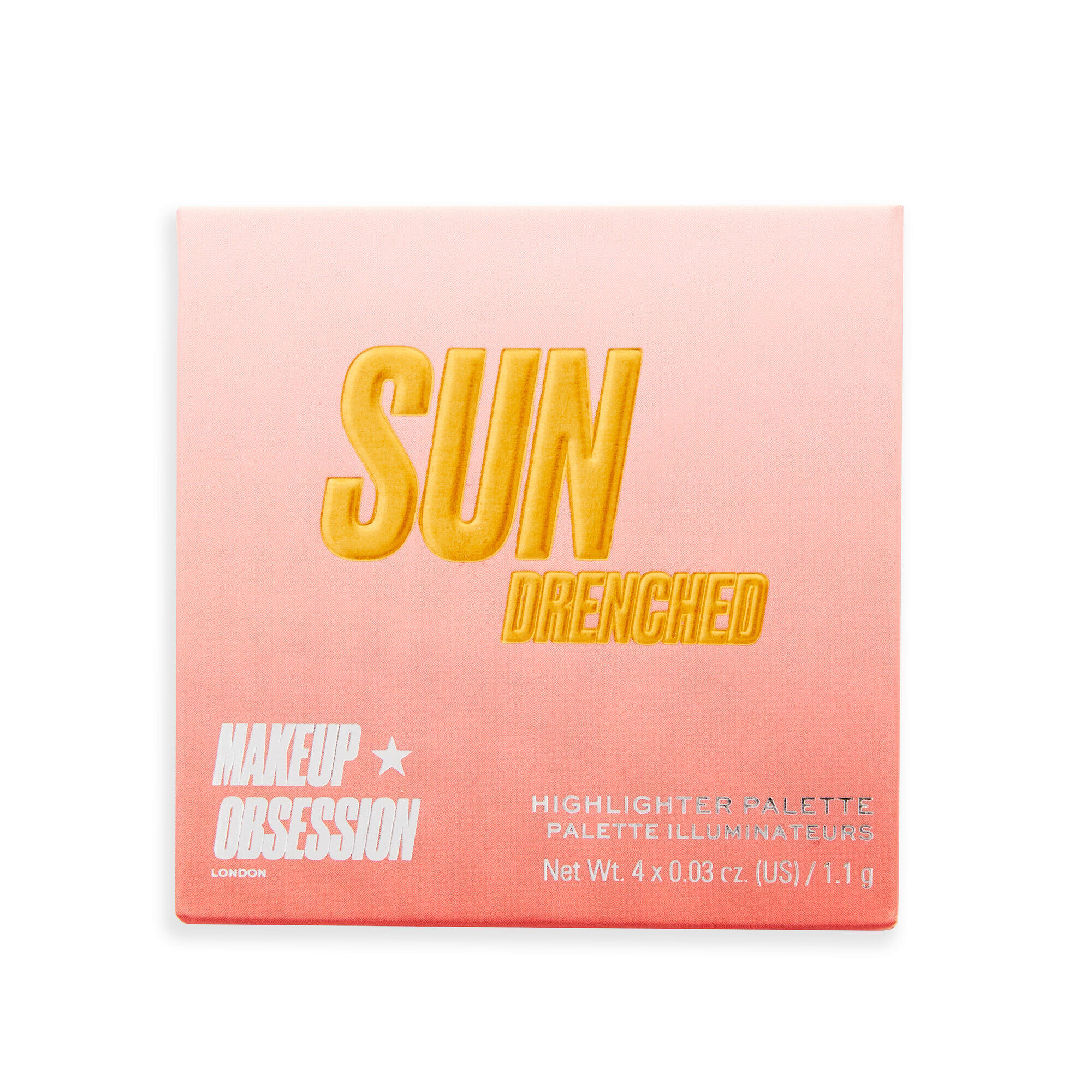 Палетка хайлайтер Makeup Obsession Glow Crush Highlighter Sun Drenched