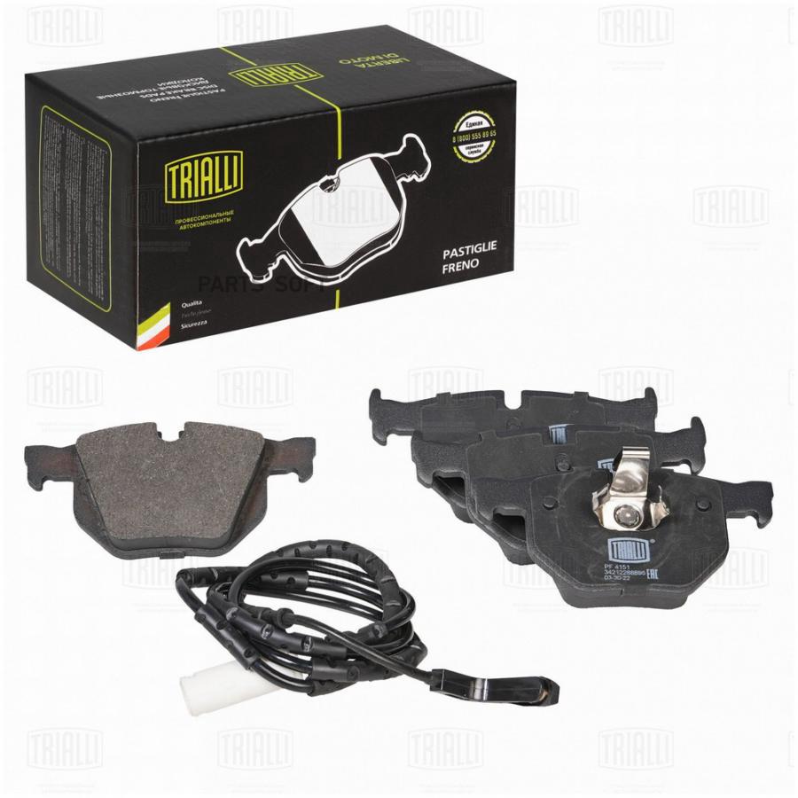 

Тормозные колодки Trialli дисковые PF4151, PF4151