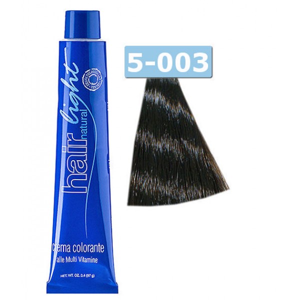 фото Краска для волос hair company natural crema 5.003 светло-каштановый натуральный, 100 мл