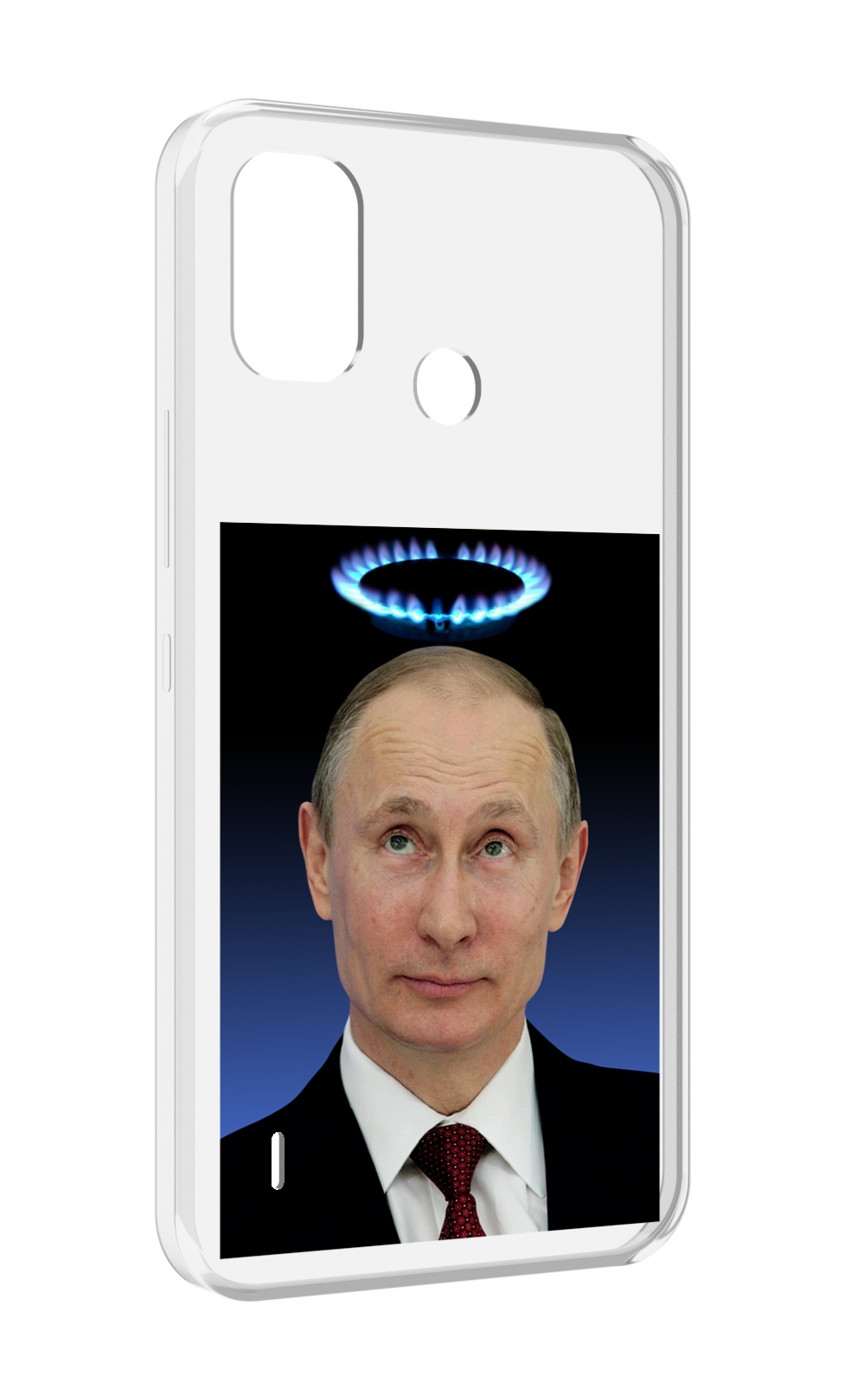 

Чехол MyPads святой газ для Itel A48, Прозрачный, Tocco