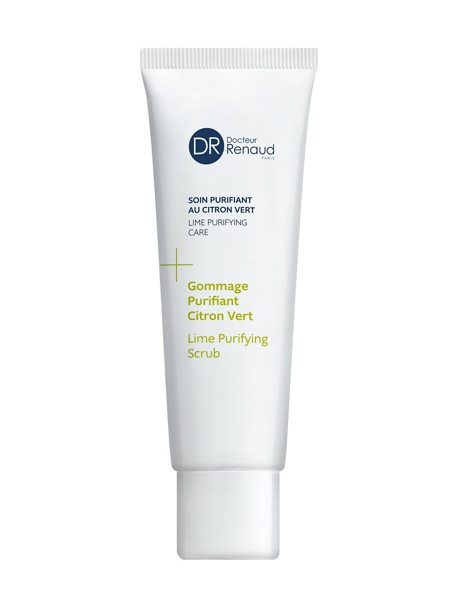 фото Dr renaud lime очищающий гоммаж purifying scrub, 50 мл