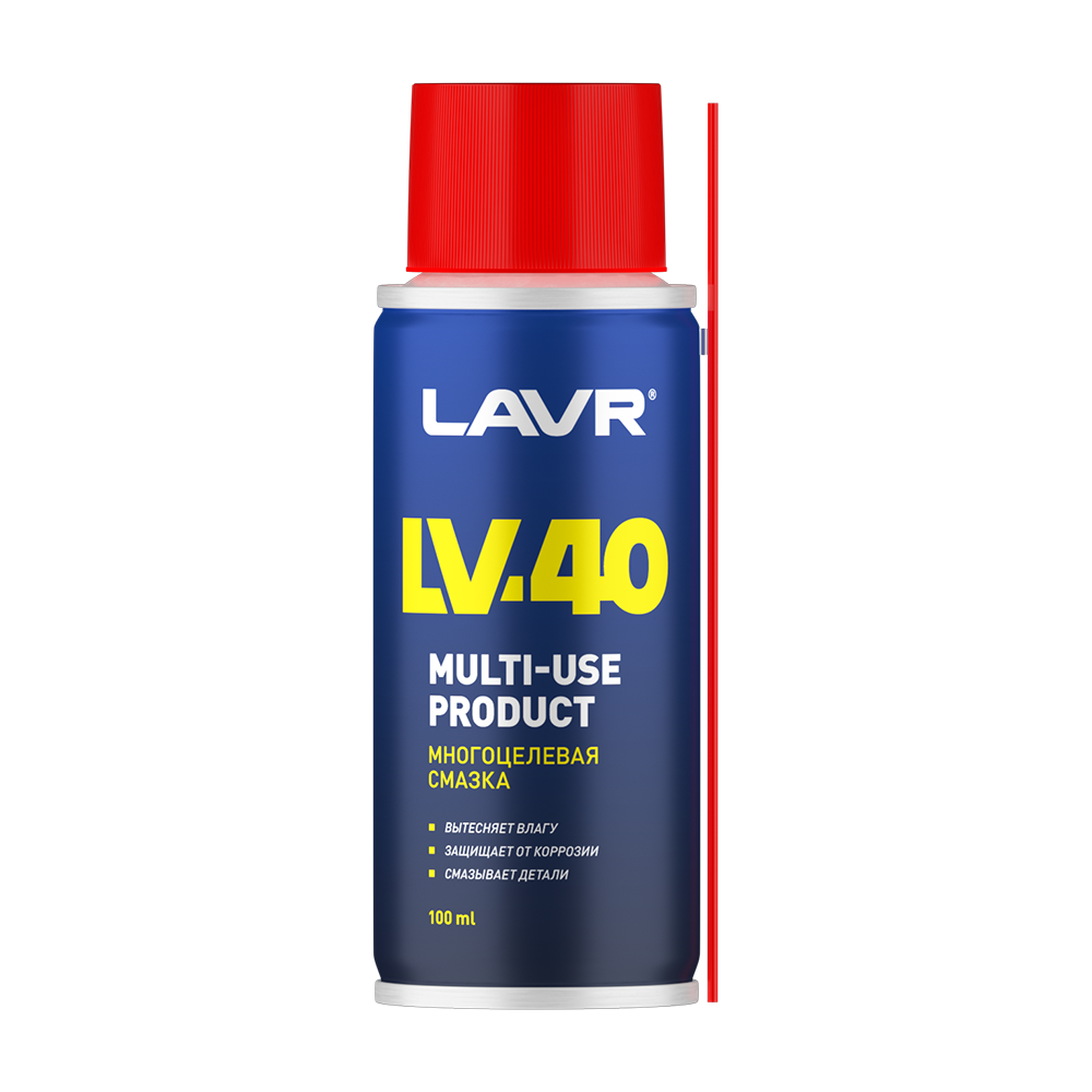 

Смазка многоцелевая LAVR LV-40, 100 мл, Ln1496, Ln1496