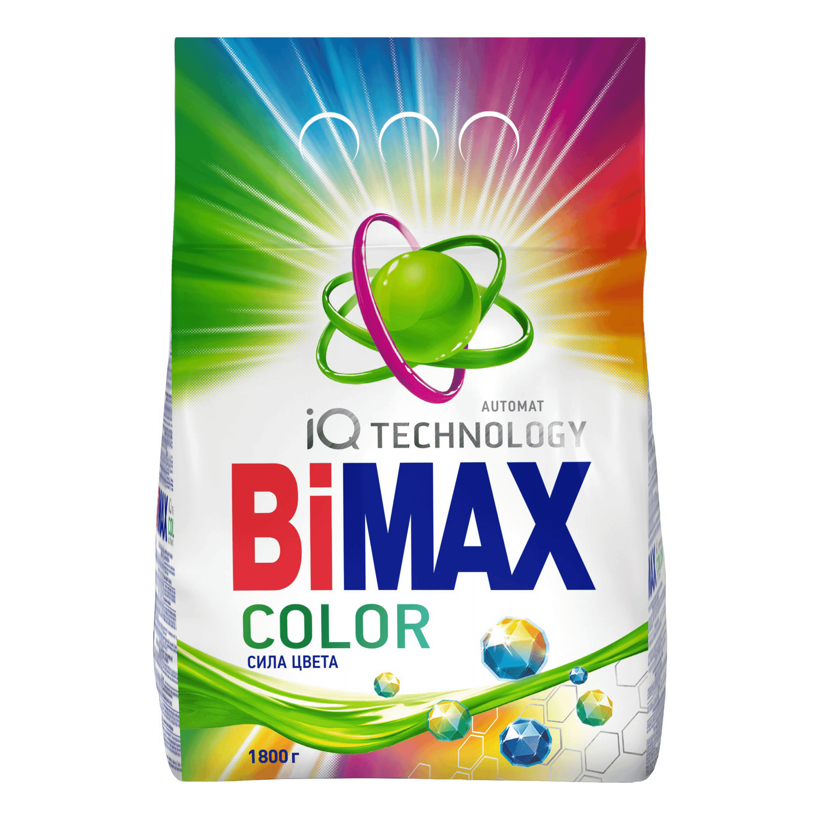 Стиральный порошок BiMax Color автомат для стирки цветного белья 1,8 кг