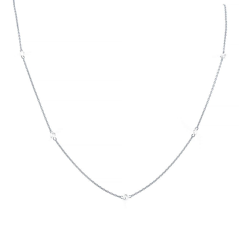 

Колье из серебра с фианитом 45 см Element47 10487N_KL_001_WG, 10487N_KL_001_WG