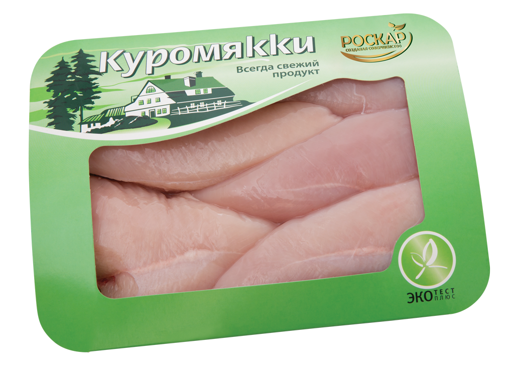 

Филе цыплят-бройлеров без кожи Куромякки охлажденное -950 г