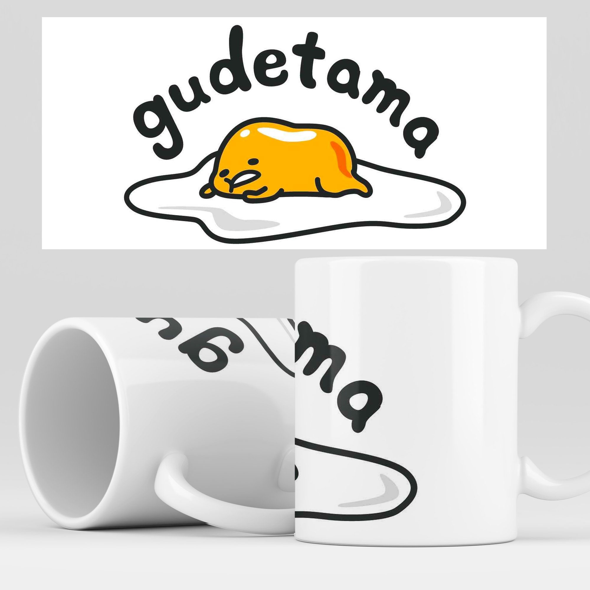 

Кружка RocketCup с принтом "Ленивый желток", Gudetama_06