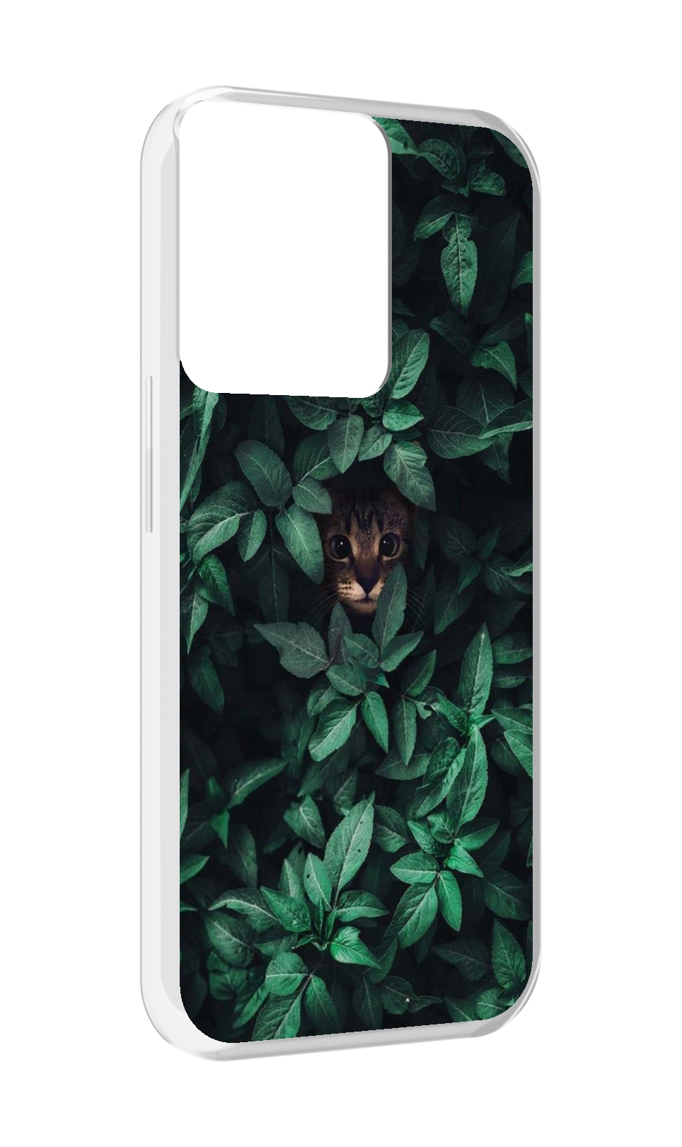 

Чехол MyPads котенок в листьях для OPPO Reno 8, Прозрачный, Tocco