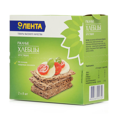 

Хлеб черный Лента Ржаной 70 г, Ржаной
