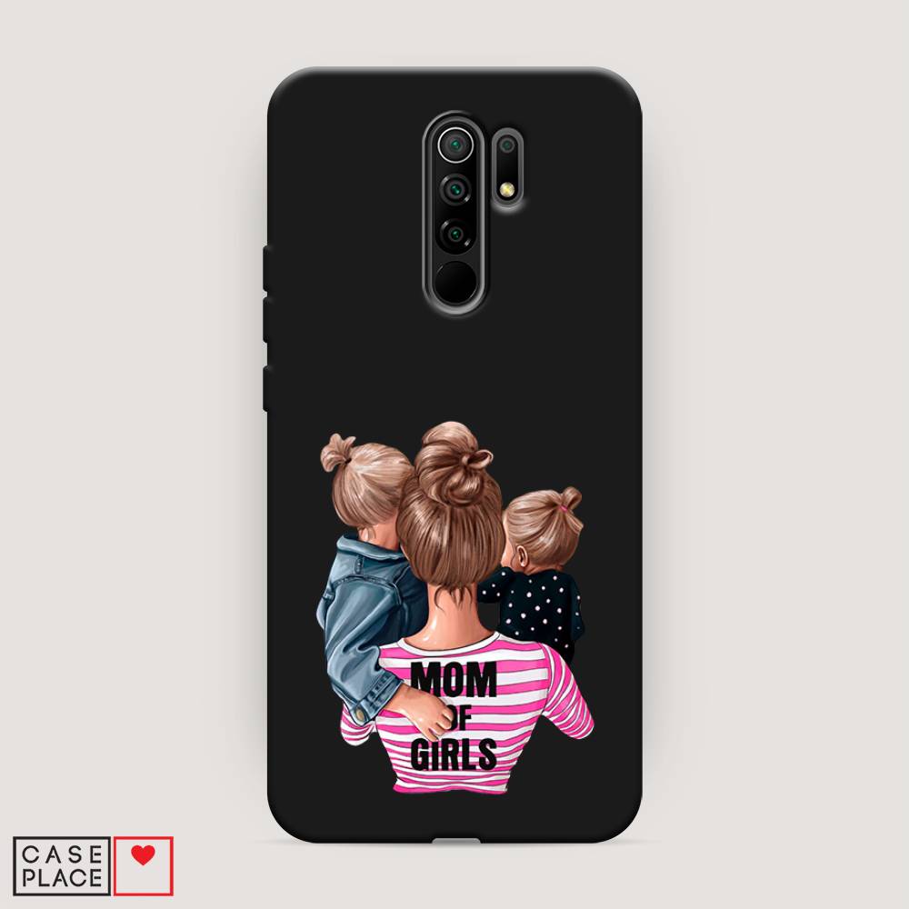 

Чехол Awog на Xiaomi Redmi 9 "Mom of Girls", Разноцветный, 38352-1