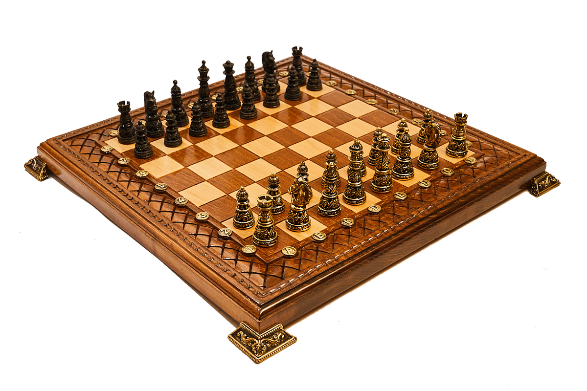 фото Резные шахматы ташир haleyan