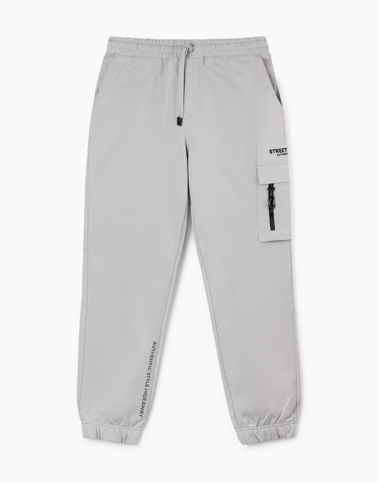 

Спортивные брюки мужские Gloria Jeans BAC012295 серые S/182 (44-46), Серый, BAC012295