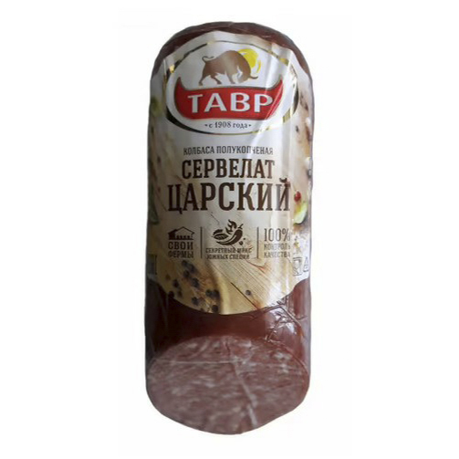 

Колбаса Тавр сервелат Царский