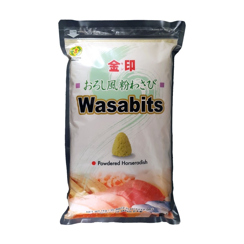 Васаби Kinjirushi Wasabits в порошке, 1 кг