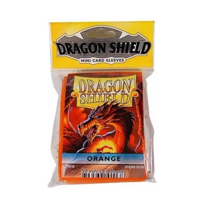 

Протекторы dragon shield оранжевые уменьшенного размера (50 шт.)
