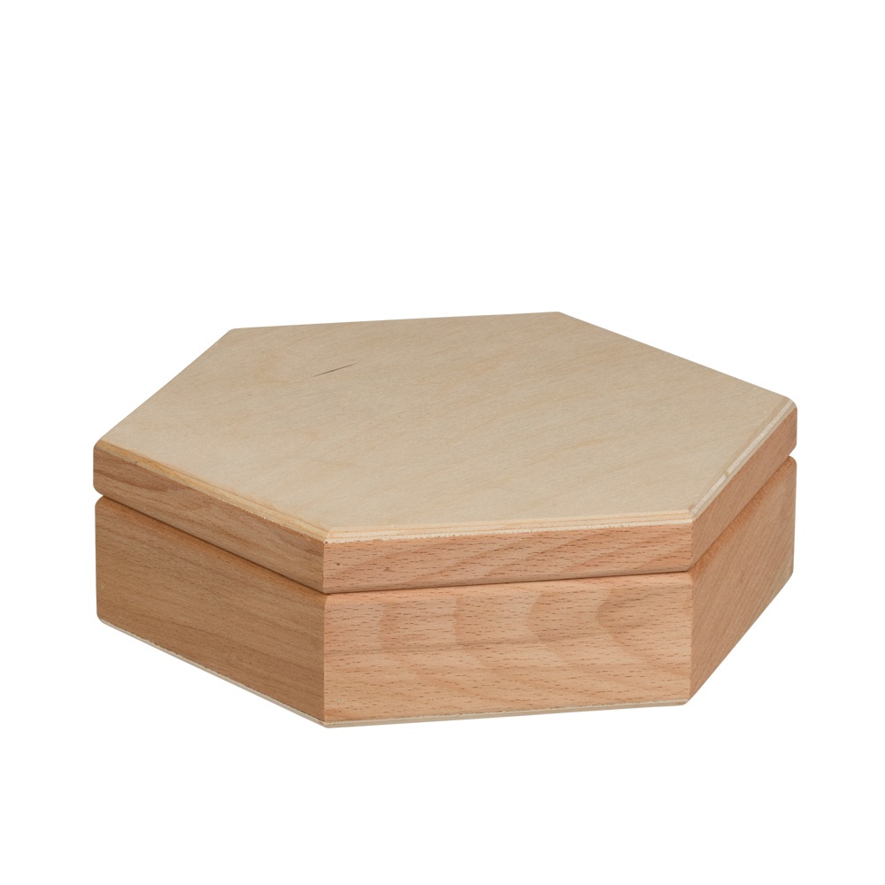 

Mr. Carving Шкатулка, бук, 19,5х19,5х6 см, шестигранная