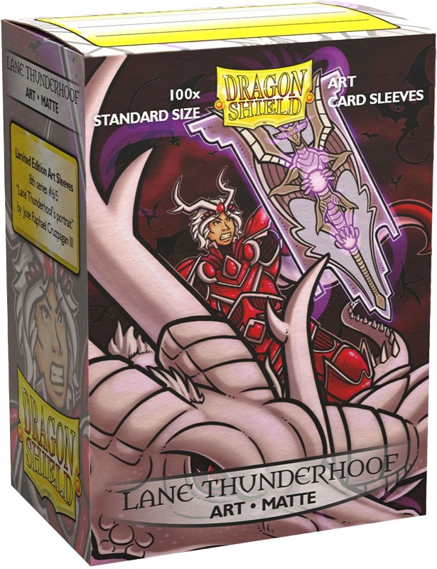 

Протекторы dragon shield - lane thunderhoof portrait (100 шт.), Желтый