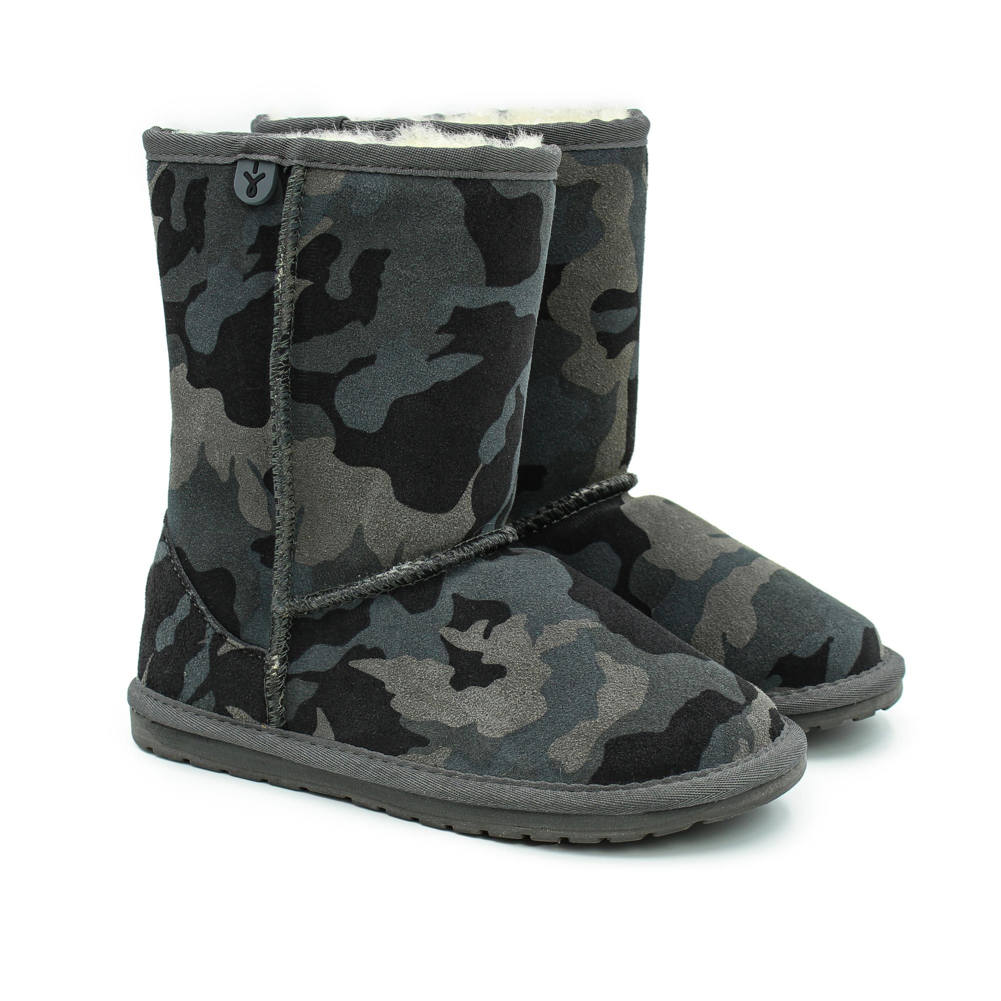 Угги EMU Australia Camo K12371 цв. серый р. 32 тарелка плоская lillie granit d 25 см серый