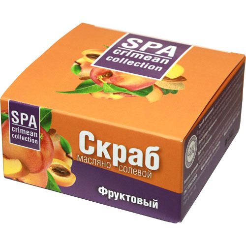 Скраб масляно-солевой витаминный Крымская Натуральная Коллекция Фруктовый 250 г