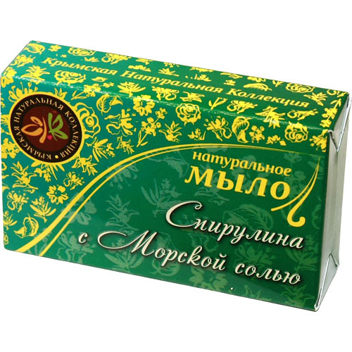 

Мыло натуральное "Спирулина с морской солью", 75 г