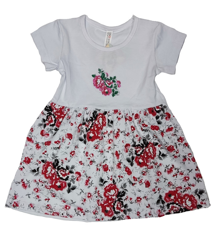 

Платье детское USSO kids 6026, белый, 116, 6026
