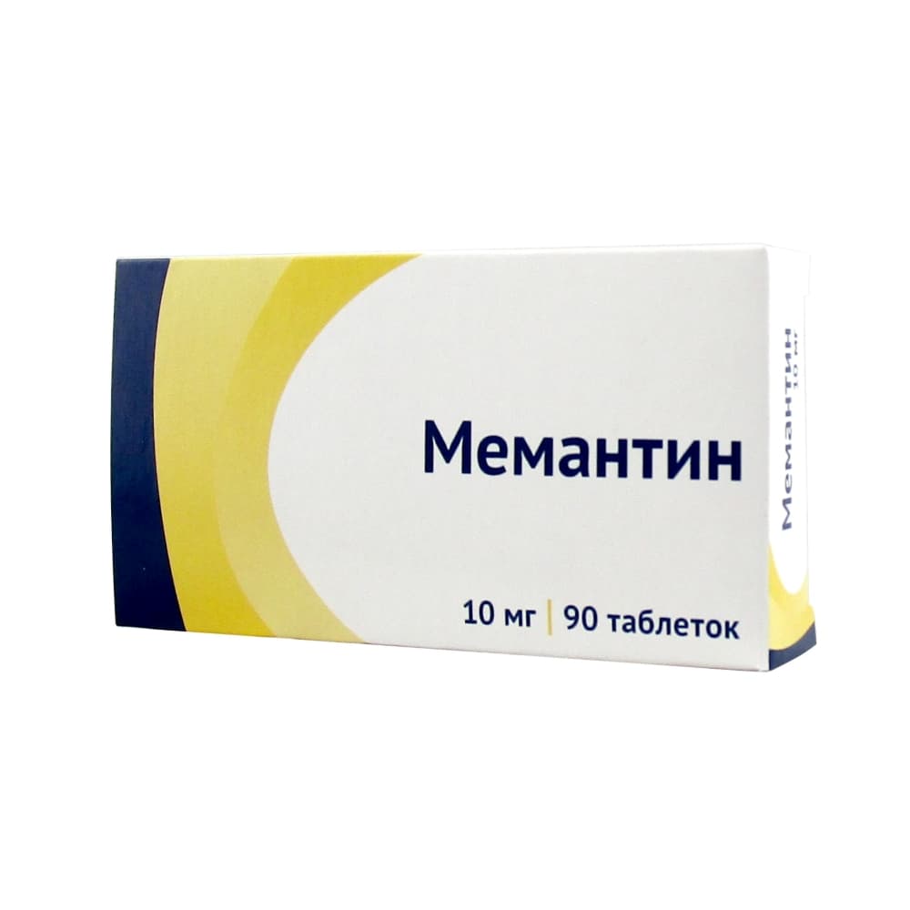 Купить Мемантин таблетки 10 мг 90 шт., Озон ООО