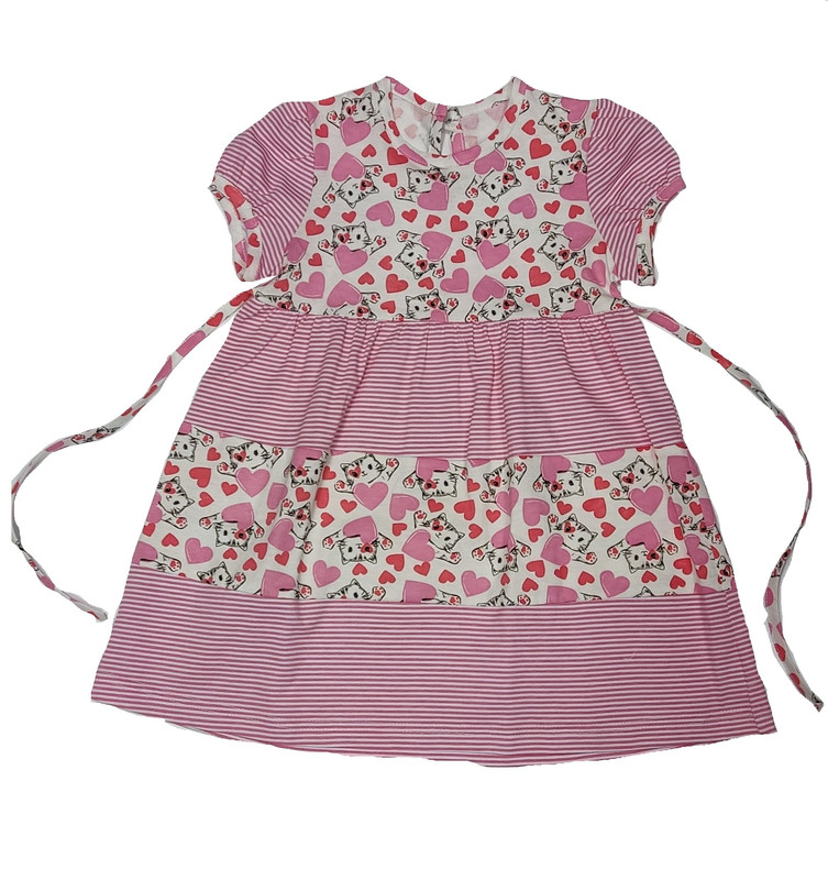 Платье детское Топтышка Д5051, розовый, 104