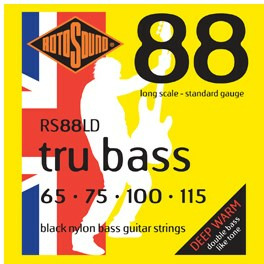 

Струны для бас-гитары ROTOSOUND RS88LD BLACK NYLON FLATWOUND BASS STRINGS, RS88LD BLACK NYLON FLATWOUND BASS STRINGS