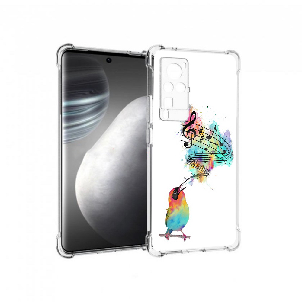 

Чехол MyPads Tocco для Vivo X60 pro певчая птичка (PT226972.385.536), Прозрачный, Tocco