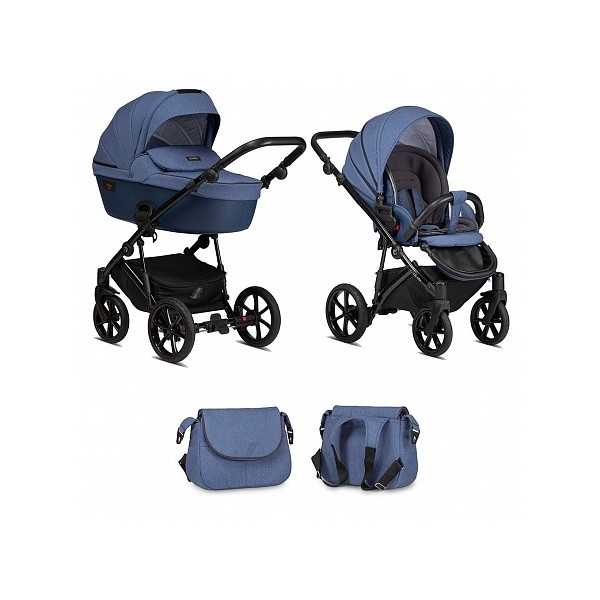 

TUTIS Коляска 2 в1 VIVA LIFE короб+прогулка BLUE INDIGO, 1002076