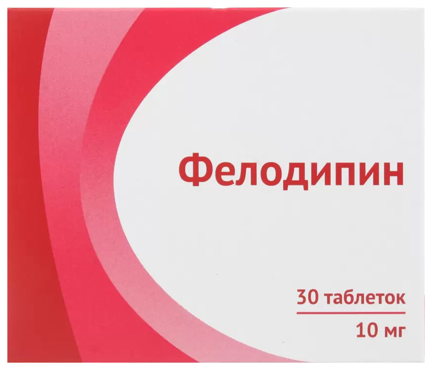 Купить Фелодип таблетки 10 мг 30 шт., Озон ООО, Россия