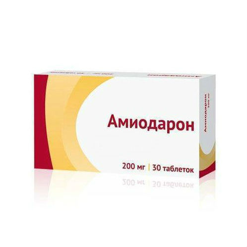Купить Амиодарон таблетки 200 мг 30 шт., Озон ООО