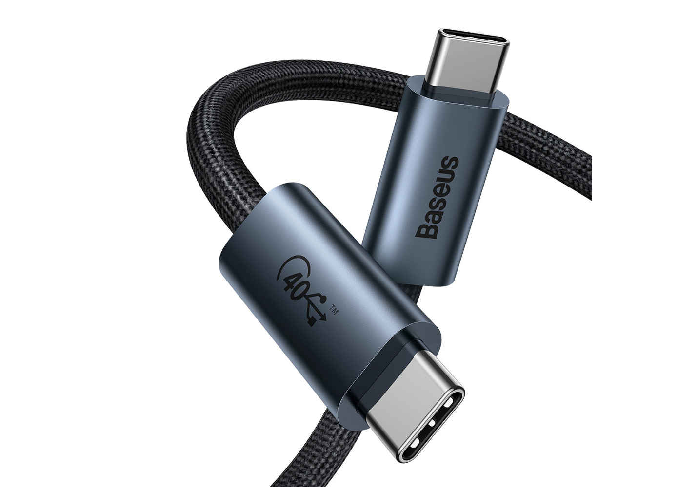 

Кабель Baseus Flash USB4 Type-C - Type-C 100W, 1 м, черный (CASS010014)