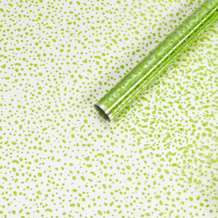 

Пленка для цветов "Мошка", салатовая, 0,7 х 7,6 м, 40 мкм, 200 г