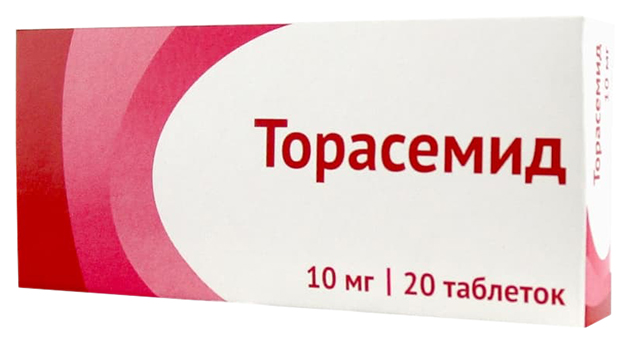 Купить Торасемид таблетки 10 мг 20 шт., Озон ООО