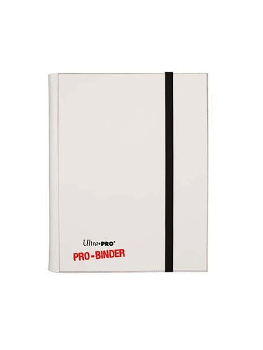 

Альбом ultra-pro pro-binder c 20 встроенными листами 3х3 - белый-с-черными-листами
