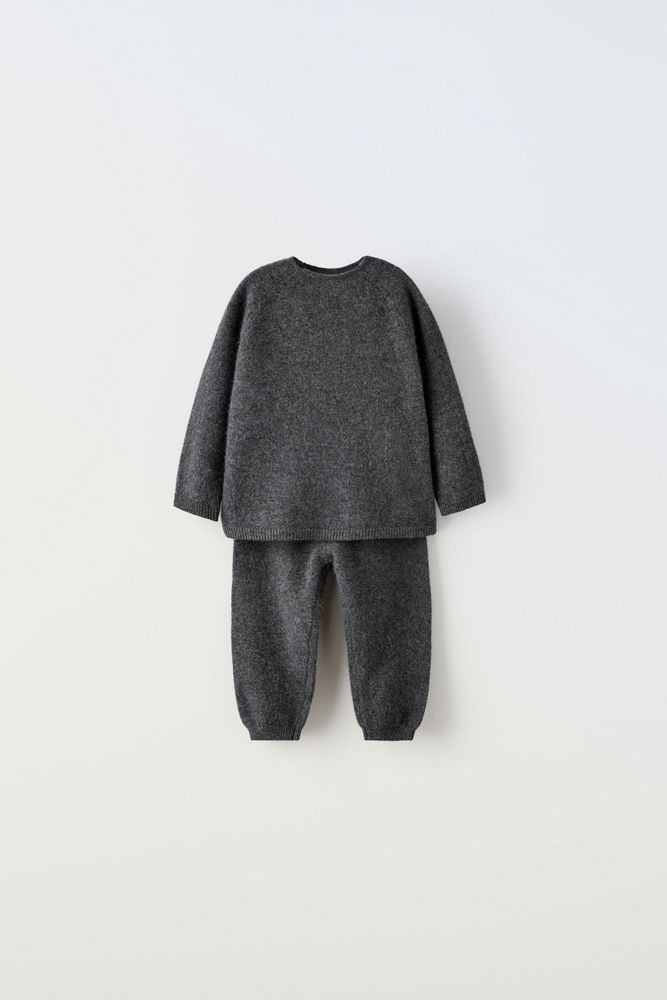 

Костюм повседневный детский ZARA 07947595, Антрацитовый серый, 80, 07947595