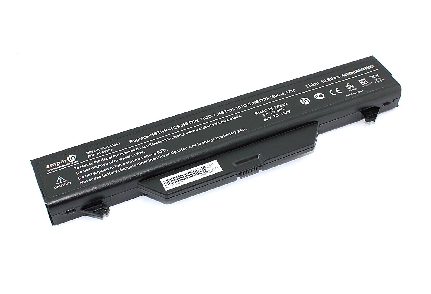 

Аккумуляторная батарея Amperin для ноутбука HP Compaq 4510s 4710s (HSTNN-1B1D) 10,8V 4400m