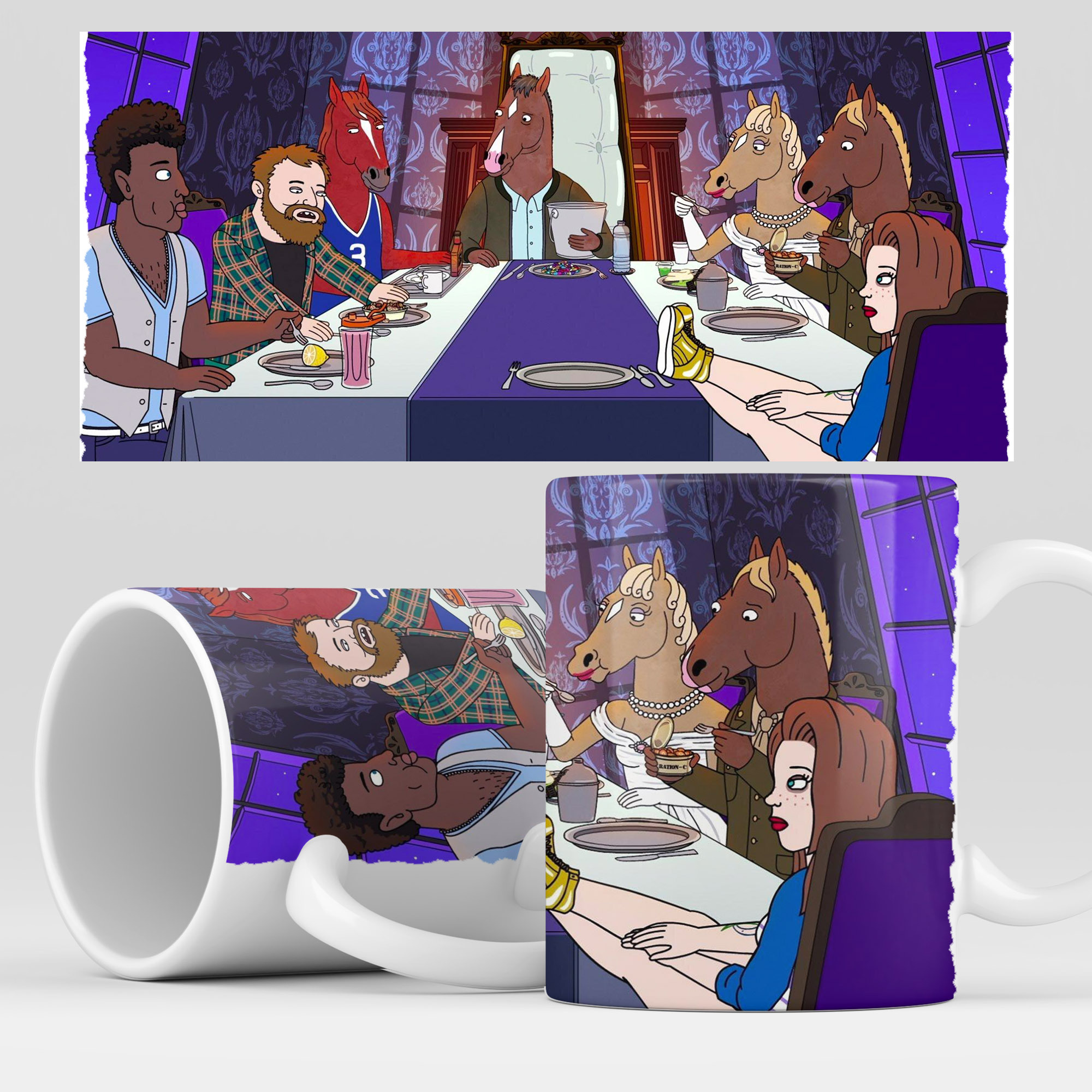

Кружка RocketCup с принтом "Конь БоДжек", Bojack08