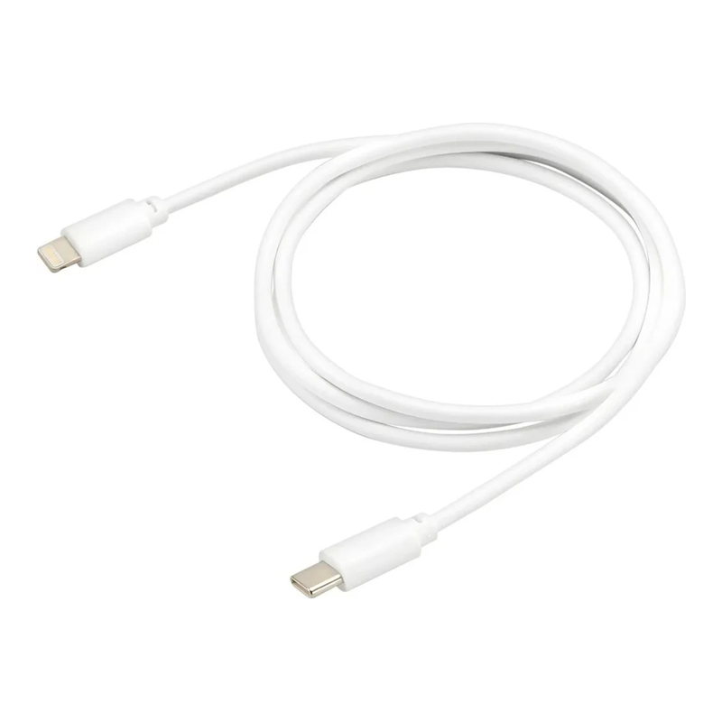 

Кабель Buro PD18W USB Type-C (m) Lightning (m) 1м белый, PD18W белый